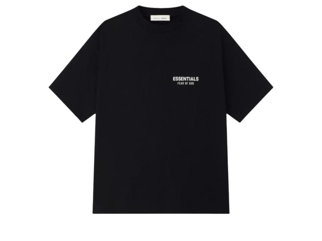 Fear of God Fear of God Essentials Classic Short Sleeve Tee Logo Vintage Black