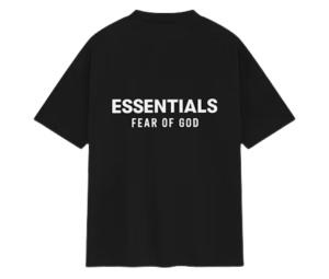 Buy Fear of God Essentials Classic Short Sleeve Tee Jet Black (SS25) at Sasom – Authentic and Ready to Ship