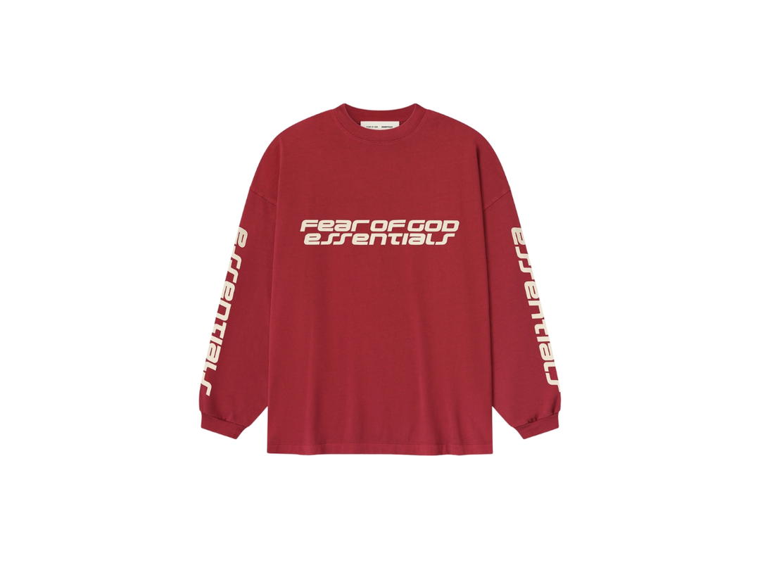 Fear of God Fear of God 90s Long Sleeve Tee Crimson