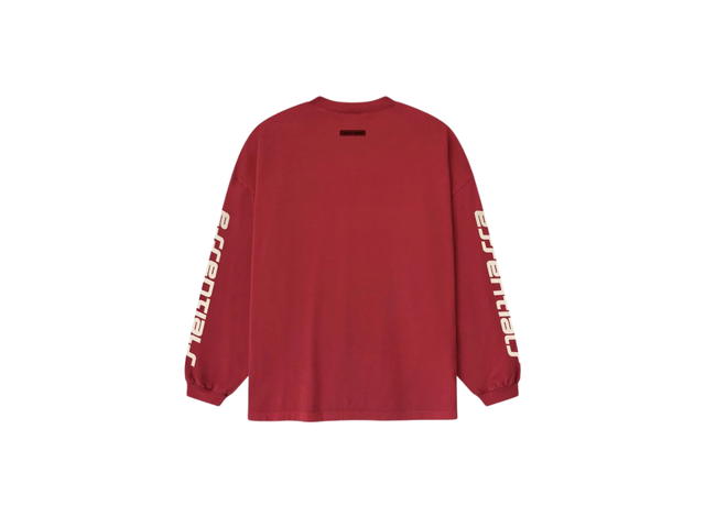 Fear of God Fear of God 90s Long Sleeve Tee Crimson - view 2