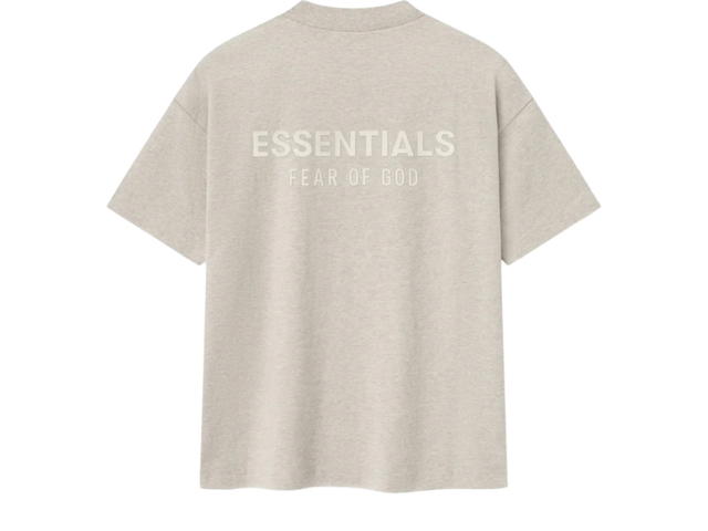Fear of God Fear of God Essentials Classic Tee Heather Stone (SS25) - view 1