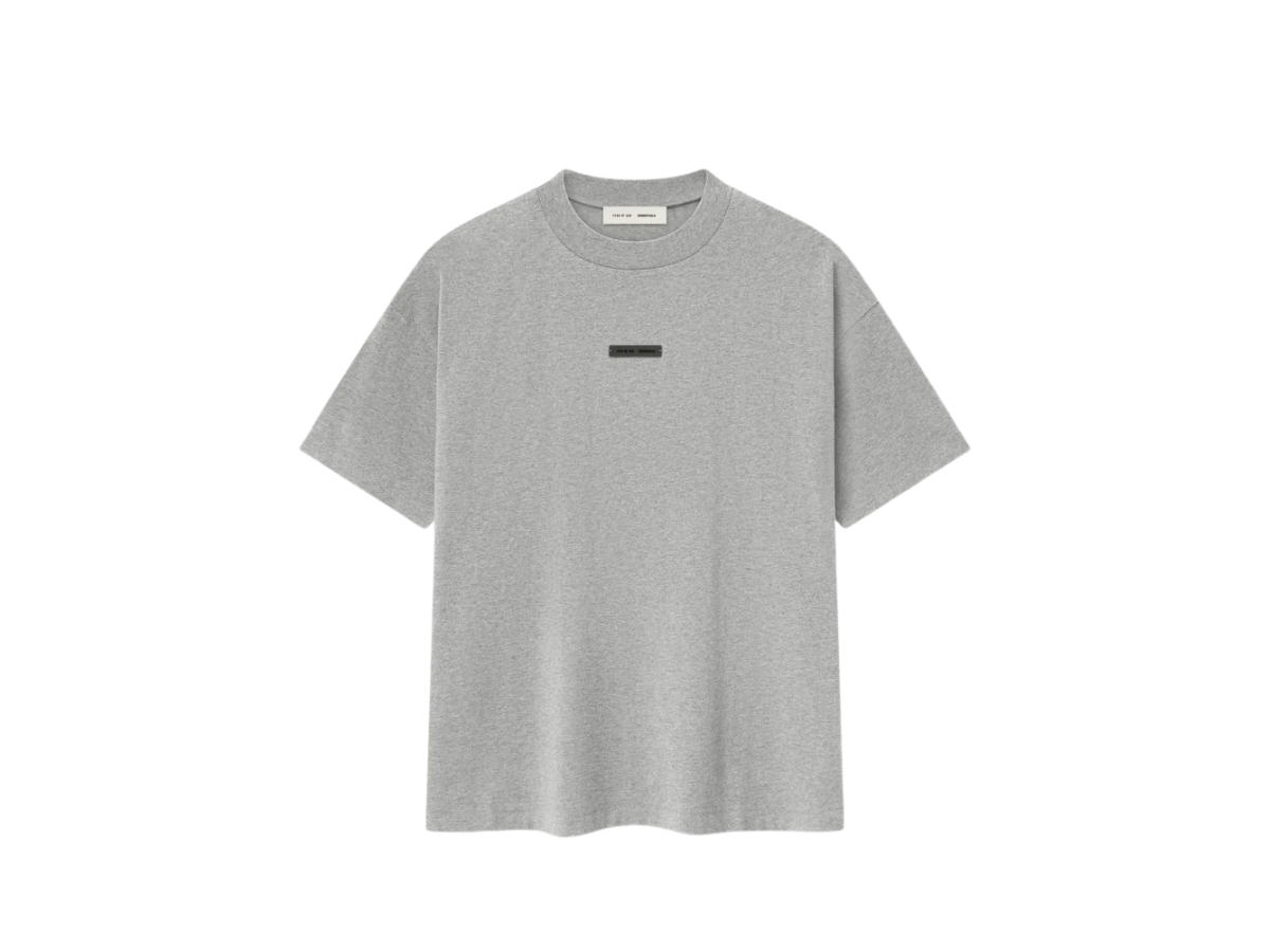 Fear of God Fear of God Essentials Classic Tee Concrete Heater