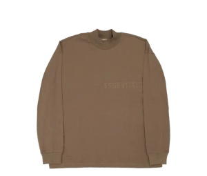 Buy Fear of God Essentials Long-Sleeve Tee Wood at Sasom – Authentic and Ready to Ship