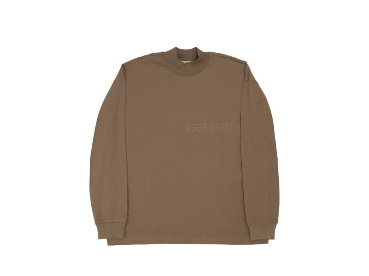 Fear of God Fear of God Essentials Long-Sleeve Tee Wood