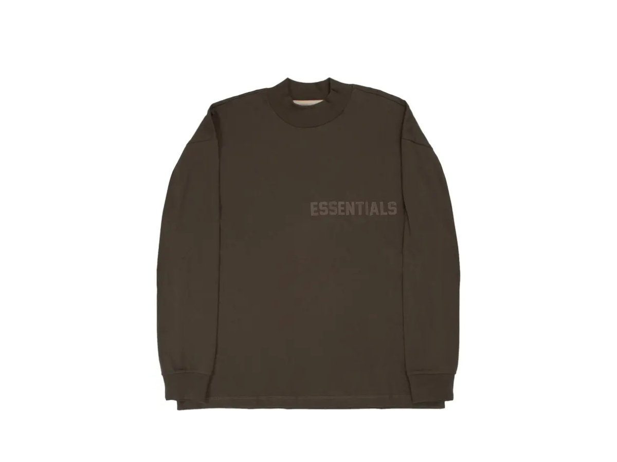 Fear of God Fear of God Essentials Long-Sleeve Tee Off Black