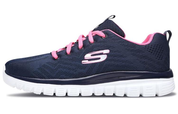 Skechers Skechers Graceful Get Connected Blue/White/Pink Women's