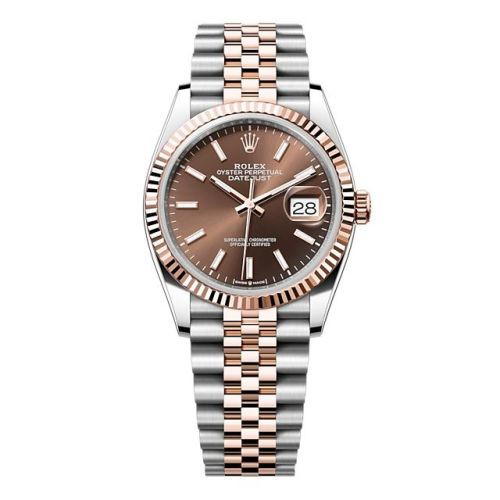 Rolex Rolex Datejust 36 Stainless Steel - Everose / Fluted / Chocolate / Jubilee