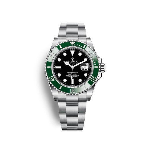 Rolex Rolex Submariner Date 41 Stainless Steel / Black / Green Cerachrom
