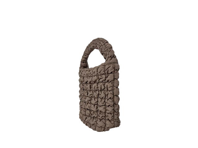 COS COS Quilted Mini Tote Bag Dark Mole - view 2