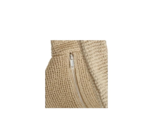 COS COS Slouchy Tote Bag Raffia Beige - view 2