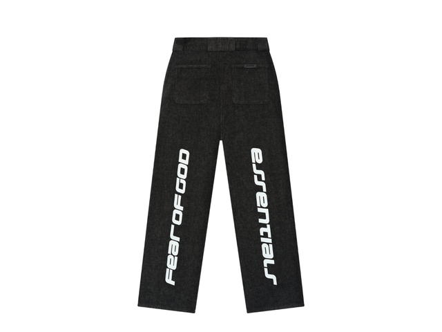 Fear of God Fear of God Essentials Denim Work Pant Vintage Black - view 2