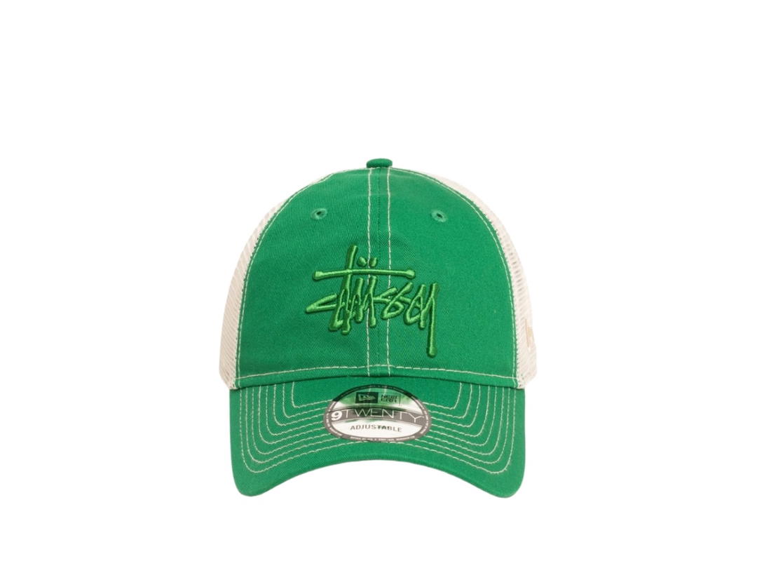 Stussy Stussy New Era 9twenty Basic Trucker Kelly Green