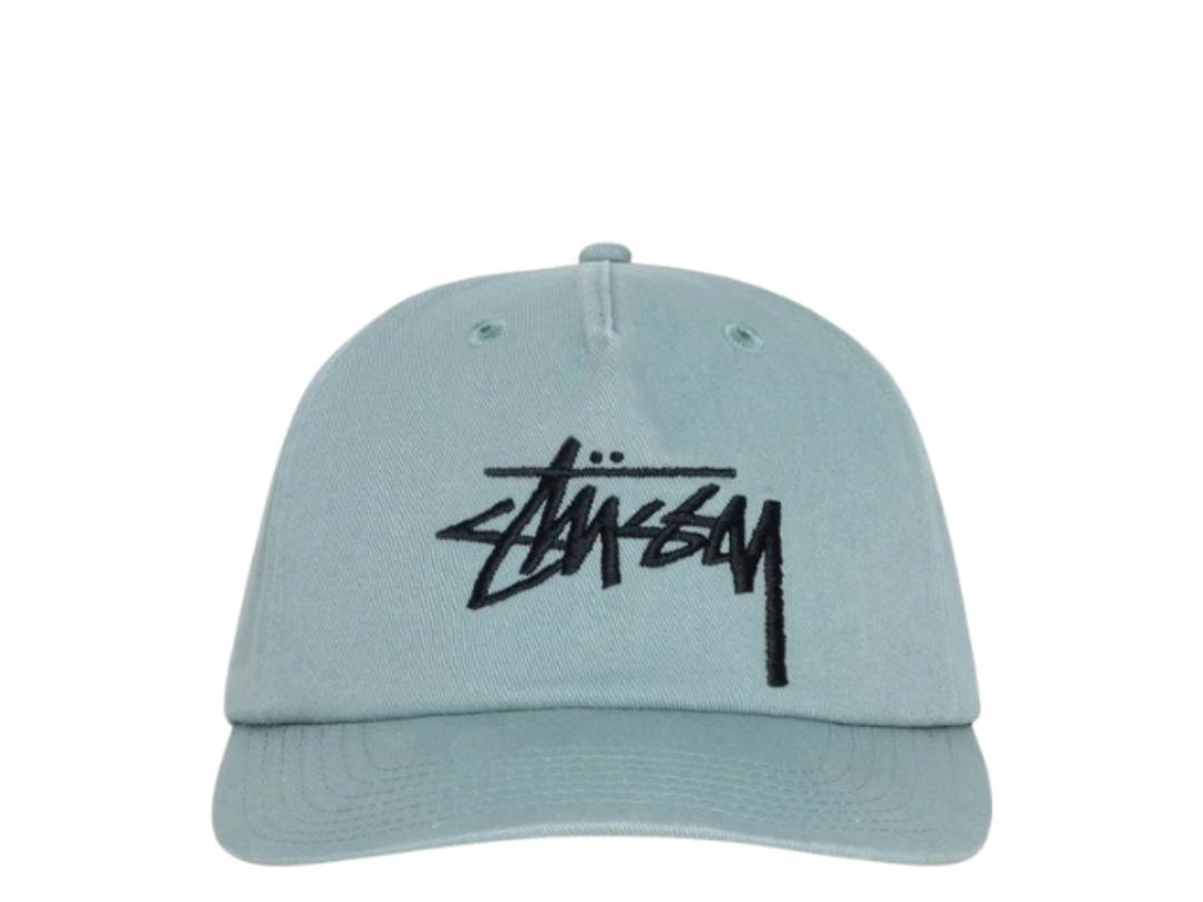 Stussy Stussy Mid-Depth Big Stock Snapback Sea Water