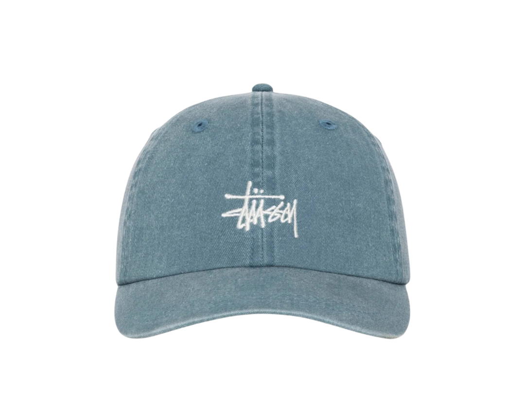 Stussy Stussy Basic Stüssy Cap Washed Ink Blue