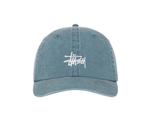 Stussy Stussy Basic Stüssy Cap Washed Ink Blue - view 1