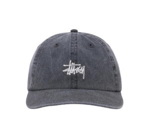 Buy Stussy Basic Stussy Cap Washed Charcoal at Sasom – Authentic and Ready to Ship