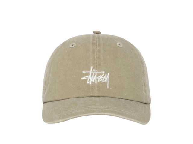 Stussy Stussy Basic Stüssy Cap Washed Faded Tan - view 1