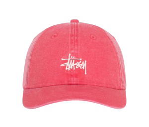 Buy Stussy Basic Stüssy Cap Washed Deep Rouge at Sasom – Authentic and Ready to Ship