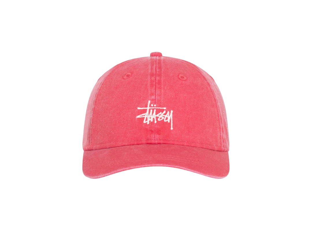 Stussy Stussy Basic Stüssy Cap Washed Deep Rouge