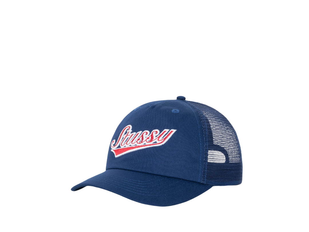 Stussy Stussy Low Profile Athletic Trucker Snapback Black