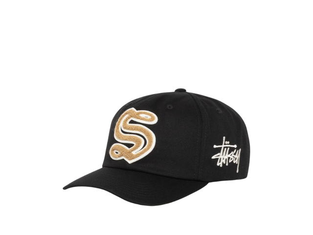 Stussy Stussy Mid-Depth Gothic S Snapback Black - view 1