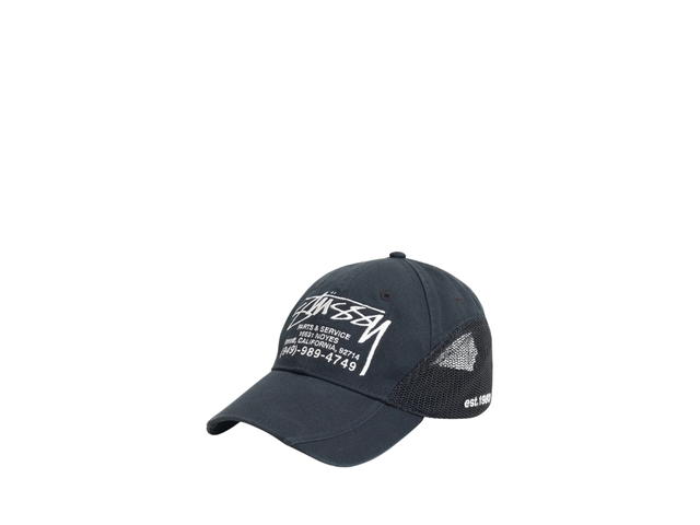 Stussy Stussy Parts & Service Mesh Cap Black - view 2