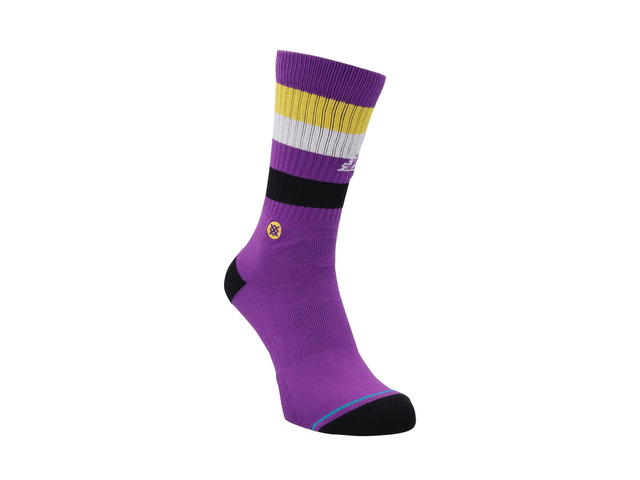 Stance Stance Los Angeles Lakers Stance Crew Sock - Purple - Mens - view 2