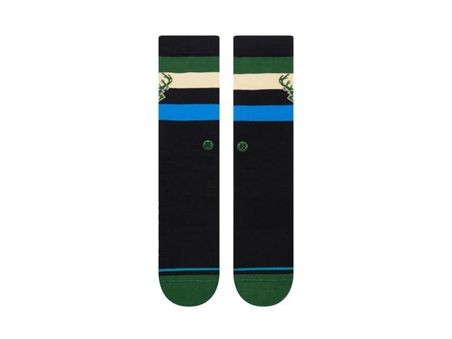 Stance Stance Milwaukee Bucks Stance Crew Sock - Dark Green - Mens - view 2
