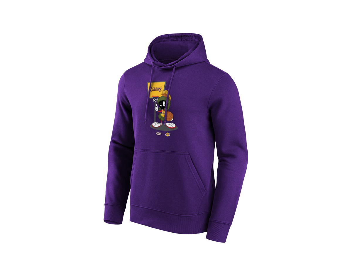 Fanatics Fanatics Unlabeled Los Angeles Lakers Looney Tunes Marvin the Martian Graphic Hoodie - Mens