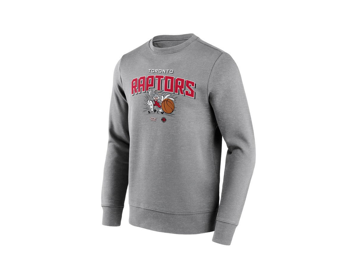 Fanatics Fanatics Unlabeled Toronto Raptors Looney Tunes Bugs Bunny Graphic Crew Sweatshirt- Mens