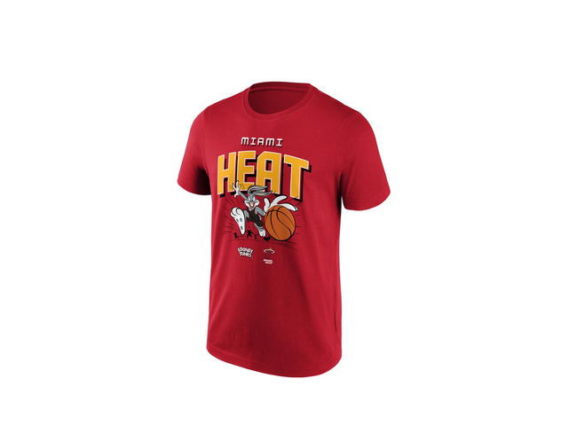 Fanatics Fanatics Unlabeled Miami Heat Looney Tunes Bugs Bunny Graphic T-Shirt - Mens - view 1