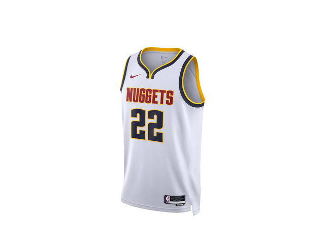 Nike Nike Denver Nuggets Association Edition Swingman Jersey - White - Zeke Nnaji - Unisex - view 1