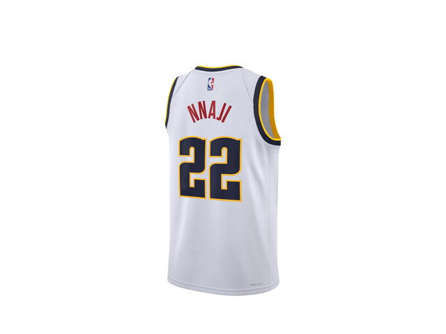 Nike Nike Denver Nuggets Association Edition Swingman Jersey - White - Zeke Nnaji - Unisex - view 2