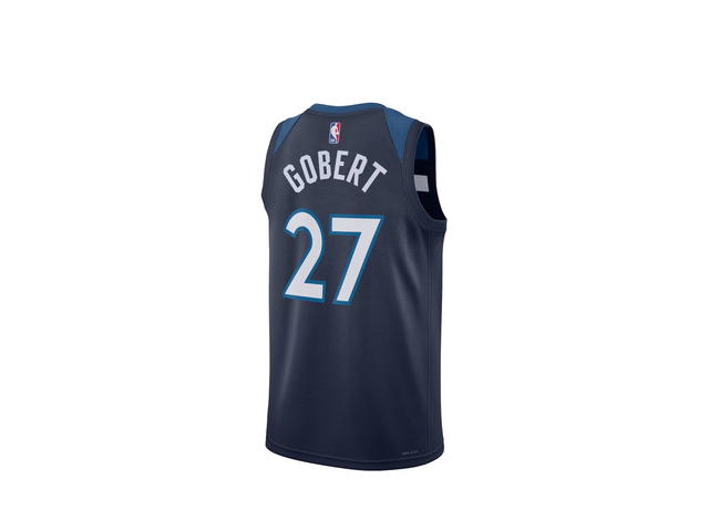 Nike Nike Minnesota Timberwolves Icon Edition Swingman Jersey - Navy - Rudy Gobert - Unisex - view 2
