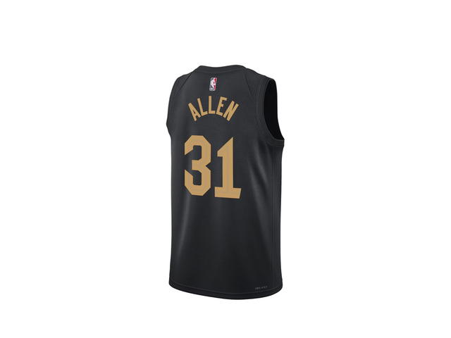 Jordan Jordan Cleveland Cavaliers Jordan Statement Edition Swingman Jersey - Black - Jarrett Allen - Unisex - view 2