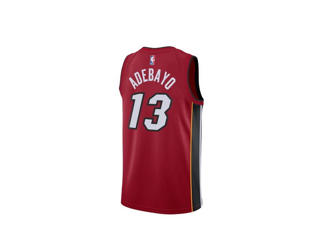 Jordan Jordan Miami Heat Jordan Statement Edition Swingman Jersey - Red - Bam Adebayo - Unisex - view 2