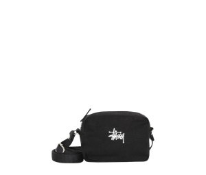 Stussy Original Japan Magazine Crossbody Bag Black