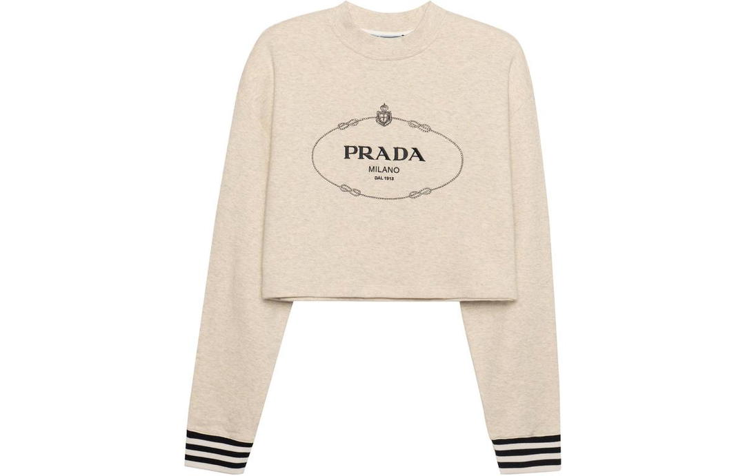 Prada Prada Sweatshirts Women's Ecru