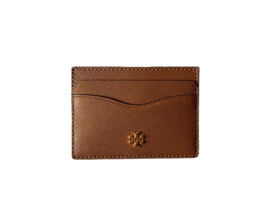 Tory Burch Tory Burch Emerson Slim Card Case Brown