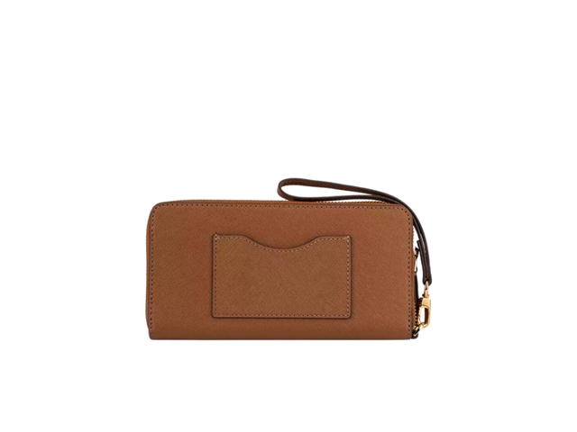 Tory Burch Tory Burch Emerson Wristlet Zip Continental Wallet Moose - view 2