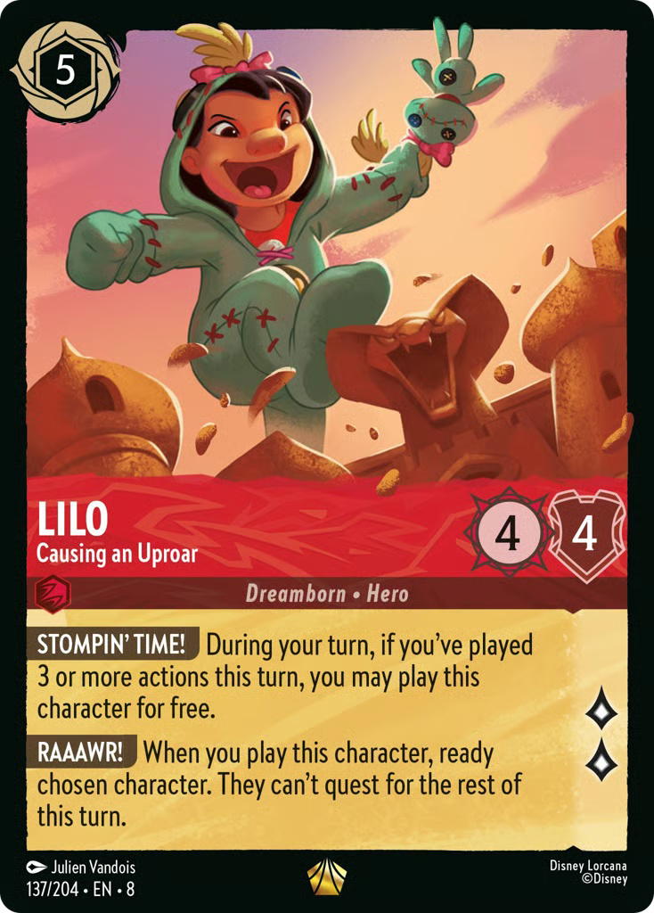 Disney Lorcana Disney Lorcana Lilo Causing an Uproar L [137/204] Reign of Jafar (EN)