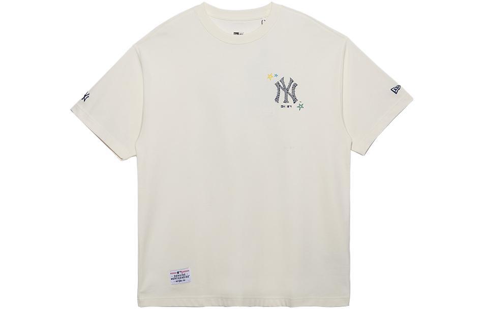 New Era New Era T Shirts Unisex Ivory White