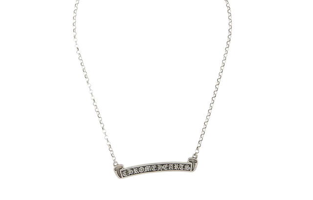 Chrome Hearts Chrome Hearts Scroll Label - silver - view 1