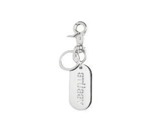 Buy Stussy Metal Tag Keychain Silver at Sasom – Authentic and Ready to Ship