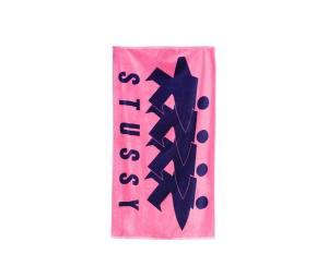 Buy Stussy Surfman Beach Towel Pink at Sasom – Authentic and Ready to Ship