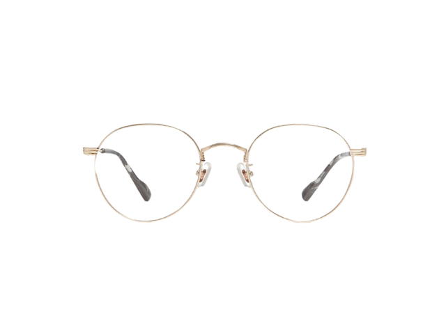 Gentle Monster Gentle Monster Jennie Cloudy Day Only 031 In Gold Metal Frame With Clear Lenses - view 2