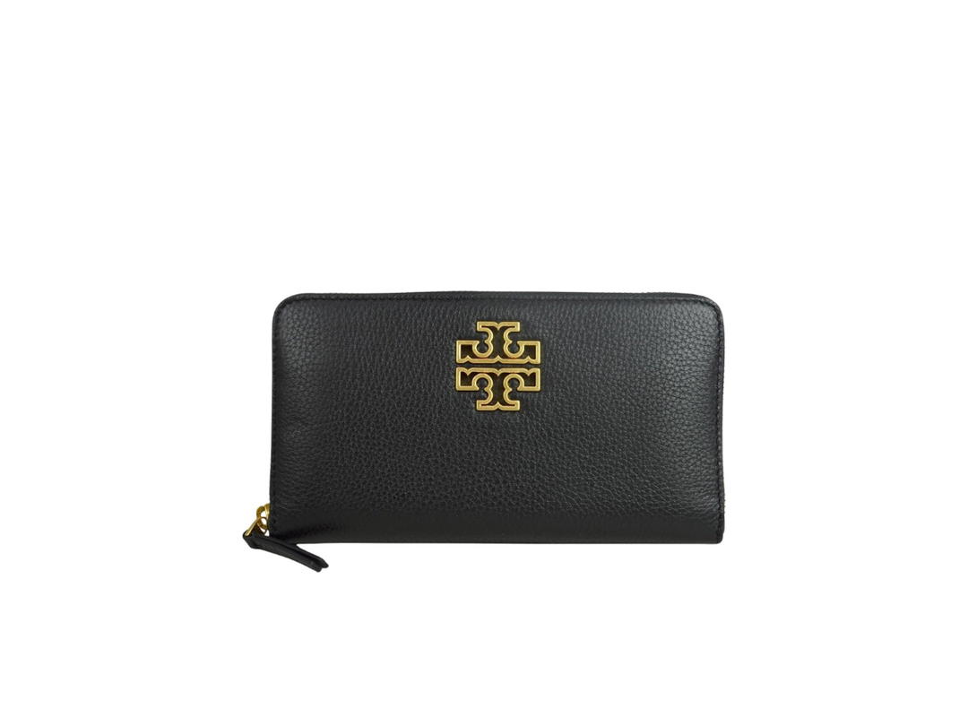 Tory Burch Tory Burch Britten Zip Continental Wallet Black