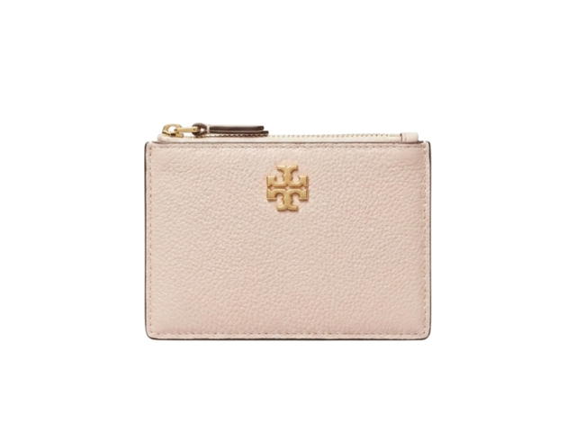 Tory Burch Tory Burch Britten Zip Card Case Delicate Pink - view 1