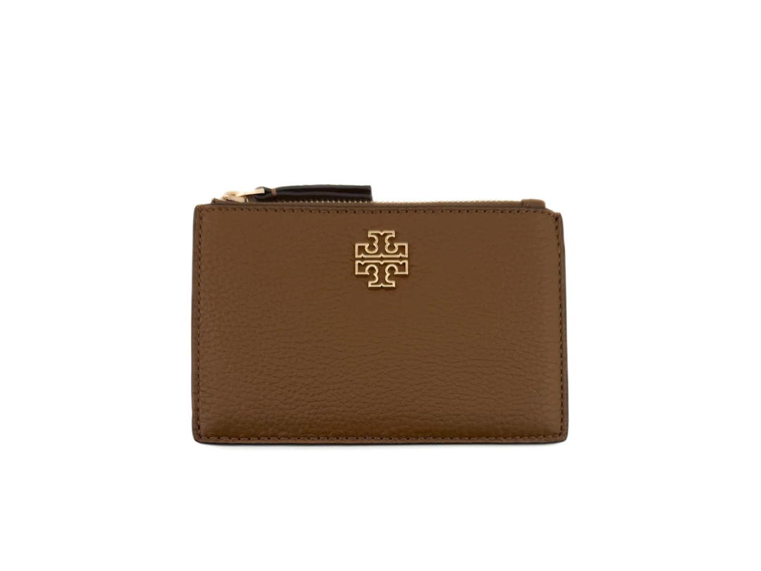 Tory Burch Tory Burch Britten Zip Card Case Moose