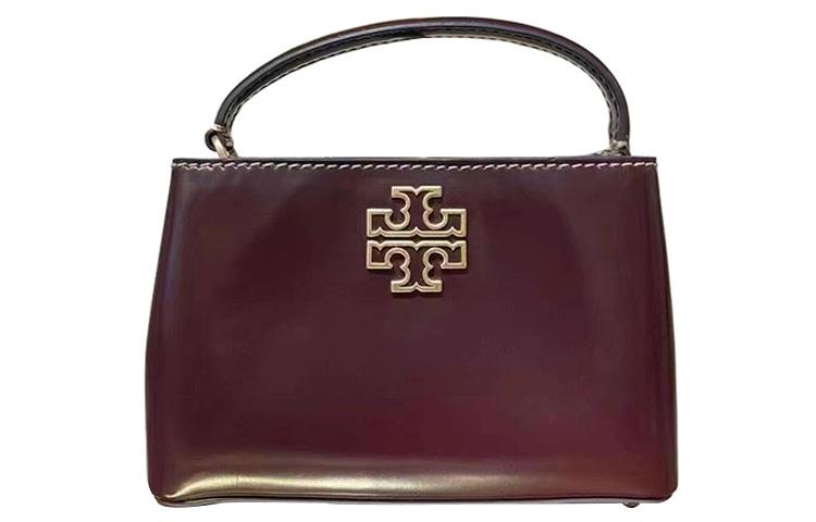 Tory Burch TORY BURCH Britten Leather Dior Bag Shoulder Bag Handbag Regular Women's Burgundy